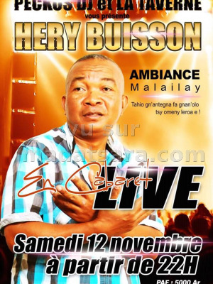 Hery Buisson‍ en cabaret live La Taverne Manakara‍
