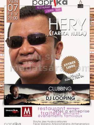 Hery (Njila) en concert au Paprika