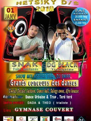 Hetsika #D/S avec Snak & DG Black Gymnase Diégo