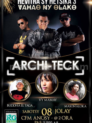 Hevitra sy hetsika 3 vahao ny olako - CFM - Cercle Franco-Malgache‍ - Buddha El Taga‍ , Mason'Aloka, Vy Mamay, Archi-Teck‍