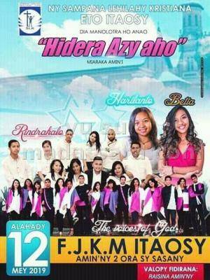 Hidera azy aho The Voices Of God (VOG), Betia, Rindrakalo, Harilanto Fjkm Itaosy