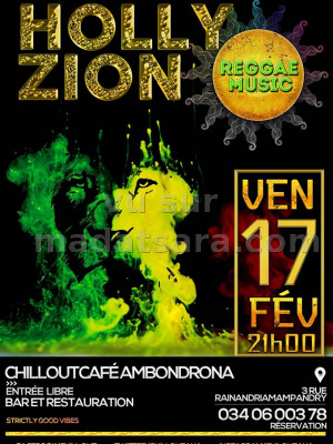 Holly Zion‍ reggae music au Chillout Café Ambondrona‍