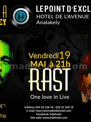 Hommage à Bob Marley - Le Point d'Exclamation‍ Hotel de l'Avenue (HDA) Analakely‍