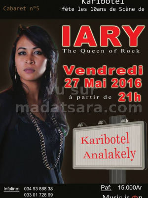 Iary the queen of Rock Karibotel Analakely