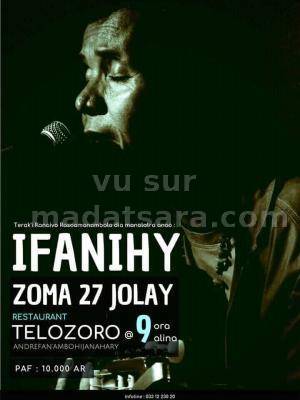 Ifanihy en concert Restaurant Telozoro