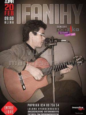 Ifanihy en concert au Paprika