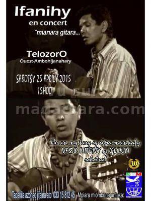 Ifanihy en concert au restaurant Telozoro Andrefan'Ambohijanahary