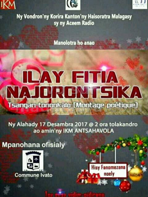 Ilay fitia najorontsika - tsangan-tononkalo - IKM Ivon-toeran'ny Kolontsaina Malagasy‍