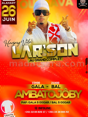 Lar'Son en showcase - Ambatojoby