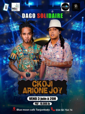 Arione Joy & Ckoji Farlah en Showcase - Blue Moon Café Ambaniatsimo Tanjombato