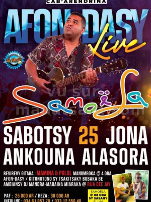Samoela Concert afondasy live - ankouna By Pass