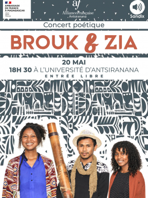 Concert poétique - Brouk & Zia - AF - Antsiranana Diégo Suarez