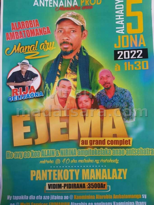 Ejema en Concert - Alarobia Ambatomanga
