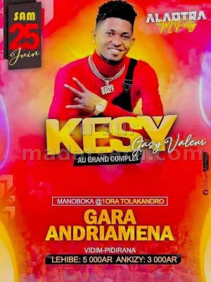 Kesy en Showcase - Gare Andriamena