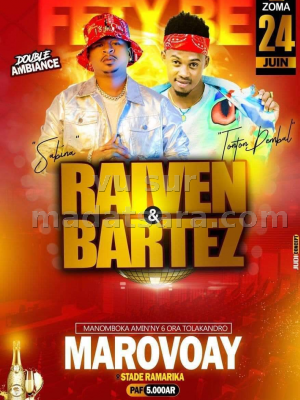 Raiven Jack's & Bartez - en Showcase - Stade Ramarika Marovoay