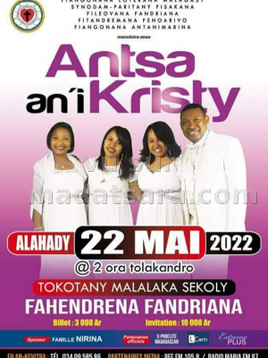 Antsan'i Kristy en Concert - Sekoly Fahendrena Fandriana
