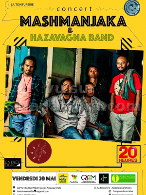 Concert MashManjaka & Hazavagna Band - La Teinturerie - Is'Art Ampasanimalo