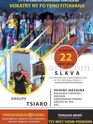 Groupe Tsiaro en Concert - FPVM Ambohitrarahaba Famonjena