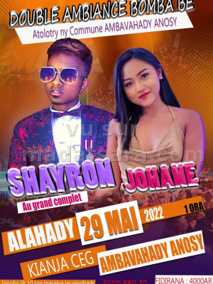 Shayron , Johane - Concert - Kianja CEG Ambavahady Anosy