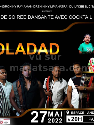 Oladad - Groupe Tsidika - Concert - Espace Andry Tsianolondroa