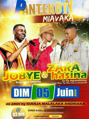 Jobye - Zara Hasina Concert - Kianja Malalaka Andriaka