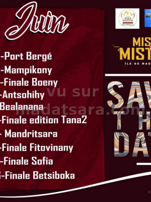 Casting Miss Mister Ile de Madagasikara