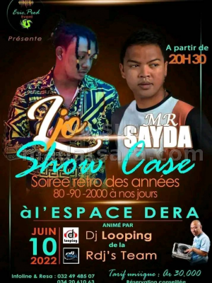 Ljo, Mr Sayda - en showcase - Espace Dera
