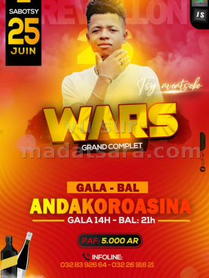 Wars en Showcase - Andakoroasina