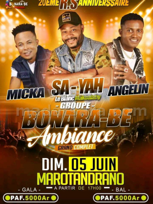 Micka , Sa-yah , Angelin, Groupe Bonara Be - Concert - Marotandrano