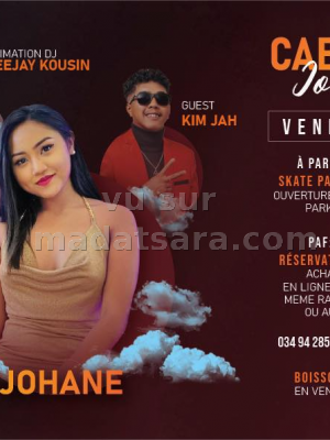 Cabaret Johane - avec Kim Jah - Skate Park Ankaditapaka