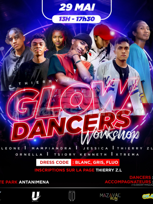 Glow Dancers workshop - Skate Park Ankaditapaka