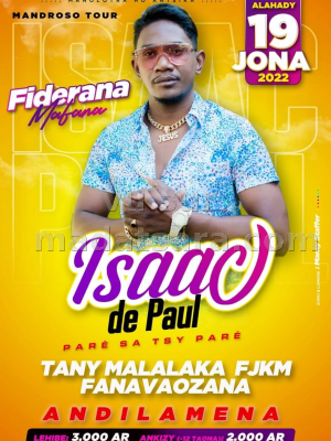 Isaac de Paul - Concert - Terrain Andilamena