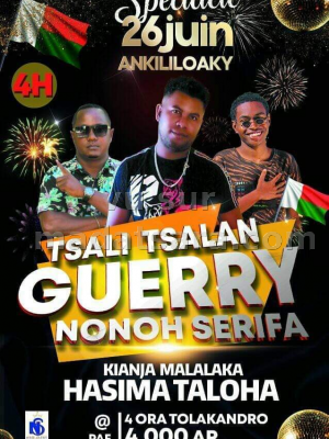 tsali tsalan , Nonoh Serifa, Guerry - Showcase - Kianja malalaka Hasima