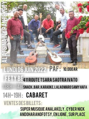 Mada orchestra - Cabaret - 411 Route Tsarasaotra Ivato