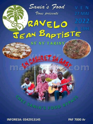 Ravelo Jean Baptiste en Cabaret - Sania's Food