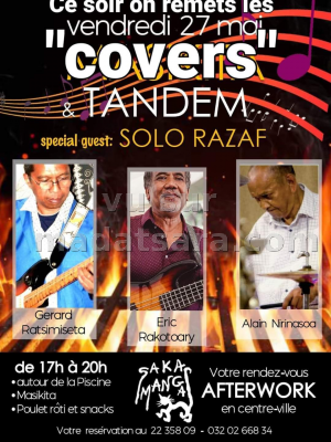 Covers & Tandem - Gérard Ratsimiseta , Eric Rakotoary , Alain Nirinasoa - Sakamanga Ampasamadinika