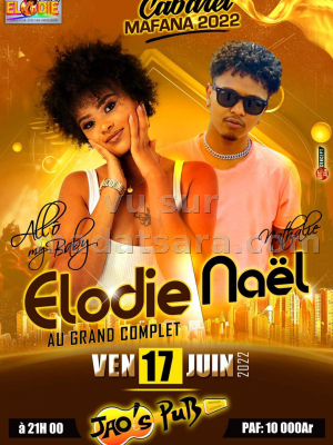 Elodie , Nael -  Cabaret mafana - JAO'S PUB