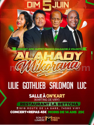 Alahady mikorana - Lilie , Gothlieb , Salomon , Luk - La Bettcha Viry