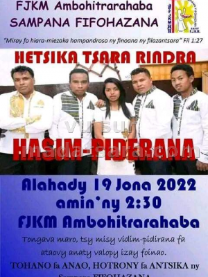 Hetsika tsara rindra - Hasimpiderana - FJKM Ambohitrarahaba  - Concert