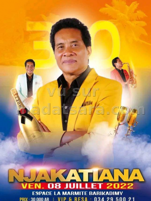 Njakatiana - Concert - Espace La Marmite Barikadimy