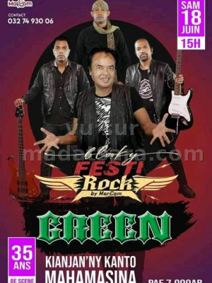 Green Fiesti rock - Concert - Kianjan'ny Kanto Mahamasina