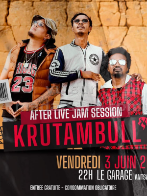 After live Jam Session - Radz'krutam bull - Le Garage Antsahavola