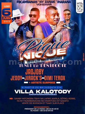 Pique nique - Jaojoby , Jeddy , Dimi Terox , Jirac'ks - Villa Kalotody Andohanimandroseza