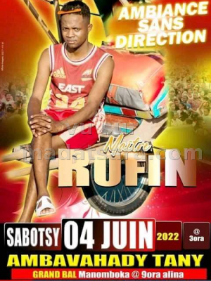 Maître Rufin ambiance sans direction - Ambavahady Tany