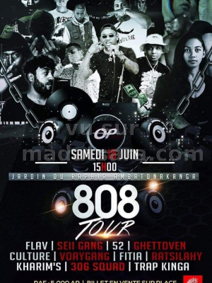 808 Tour - Showcase - Jardin du Raphia Ambatonakanga