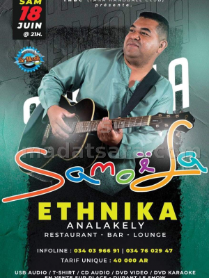 Samoela - Concert - Ethnika - Enceinte Urbania Galerie Analakely