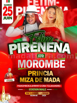 Princia , Miza - Showcase - Morombe Station Male