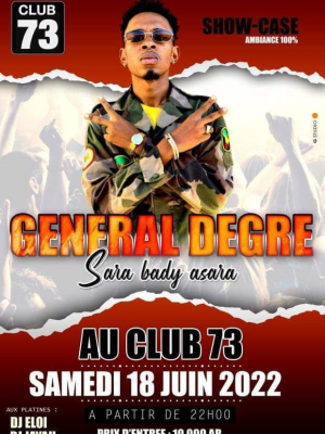 General Degre - Showcase - Club 73