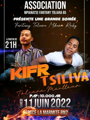 Kifr , Tsiliva - Concert - Espace La Marmite Barikadimy