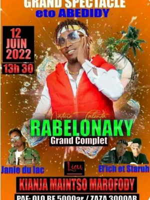 Rabelonaky - Showcase - Kianja Maitso Marofody